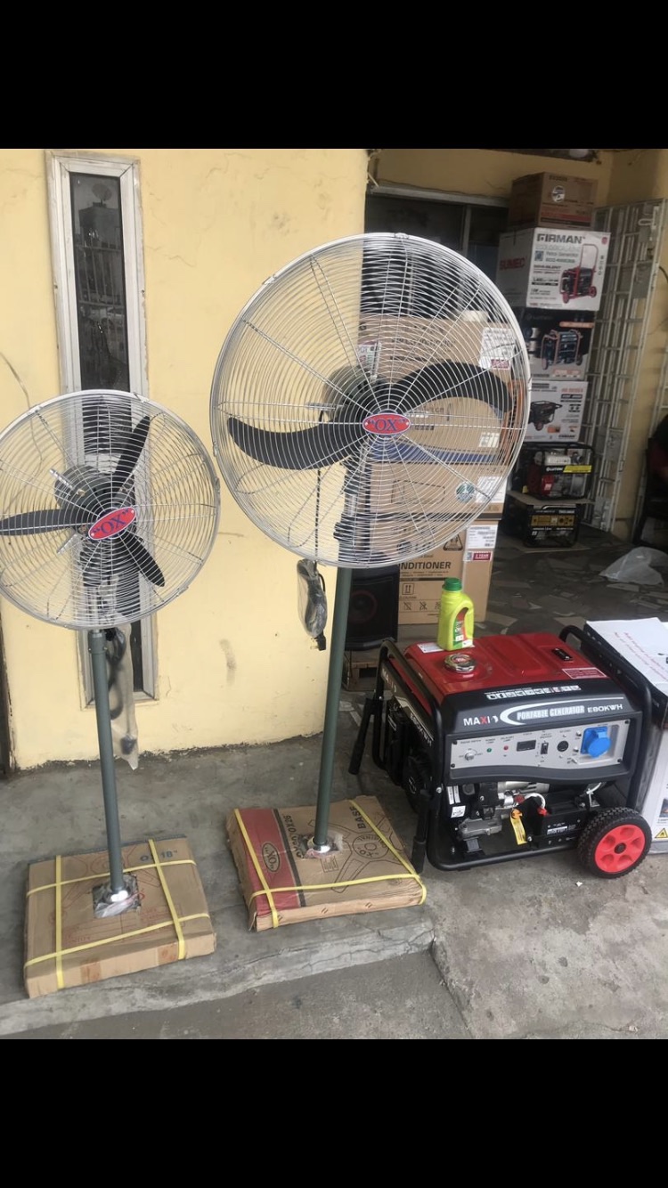 Ox Industrial Standing Fan 18 Adebowale Emporium