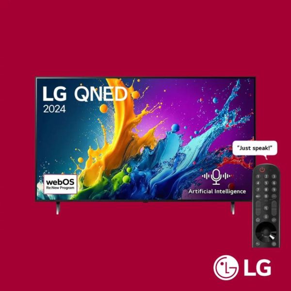 LG TV QNED 65 Inch QNED80T6B 4K Smart