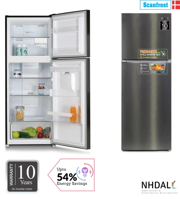 ScaNfrost SFR365W INV Intelli Inverter Series 365L Refrigerator