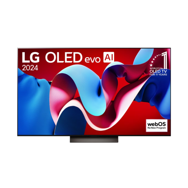 LG 55 Inch OLED evo C4 4K Smart TV AI Magic remote Dolby Vision webOS24 2024