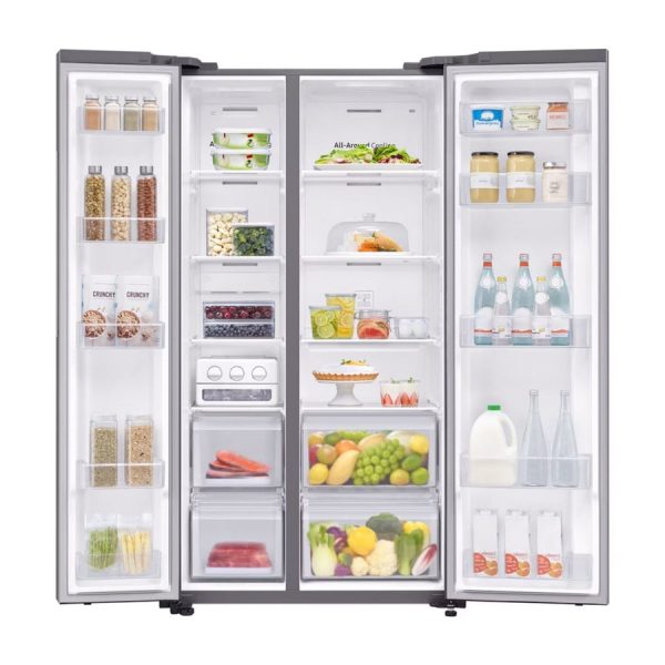 SAMSUNG FRIDGE 650L SBS SILVER RS62R5001M9 - Image 2