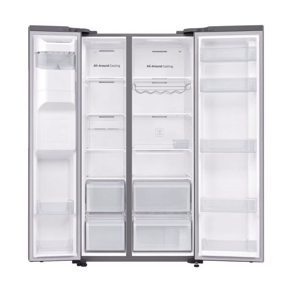 SAMSUNG FRIDGE 660L SBS ICE MKR SILVER RS64R5111M9 - Image 2