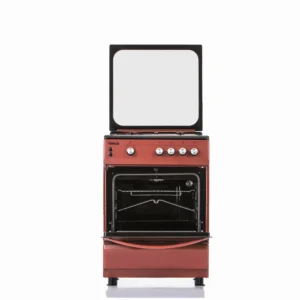 Scanfrost (3+1) Burners Gas Cooker 60CM CK6302R (RED FINISH)
