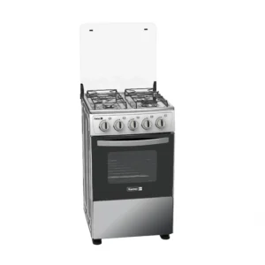 Scanfrost 4 Burners 50cm Gas Cooker SFC5401 Silver & Black