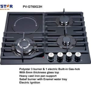 Polystar 60cm 3+1 burners Built In Hob