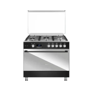 Maxi 5b Gas Cooker 60×90 CM Burners Shine Line Black & Inox FK962DSP
