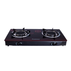 Century 2burner Glass table top cooker CGS-201-B